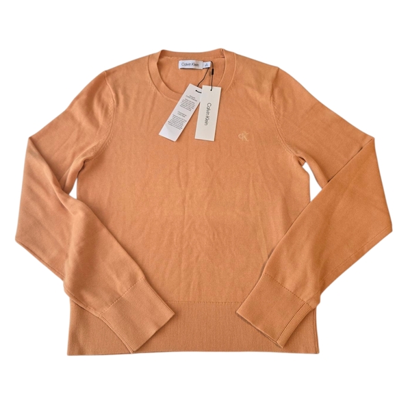 Calvin Klein Sweaters - Calvin Klein 100% Cotton Tangerine Sweater Medium